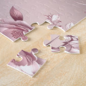 Rosa Blumenpuzzle Puzzle (Seite)