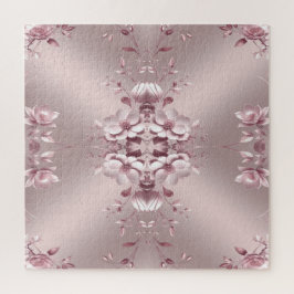 Rosa Blumenpuzzle Puzzle
