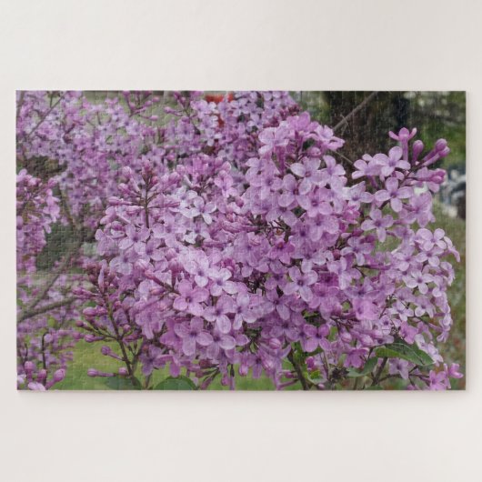 Rosa Blumenpuzzle Puzzle (Horizontal)
