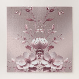 Rosa Blumenpuzzle Puzzle