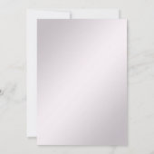 Rosa Blumenrahmen Save the Date (Rückseite)