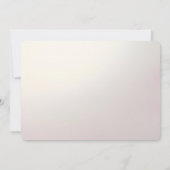 Rosa Blumenrahmen Save The Date (Rückseite)