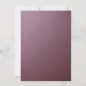 Rosa Blumenrahmen Save the Date (Rückseite)