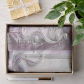 Rosa Blumenrahmen-Tissue-Papier Seidenpapier (Geschenk)