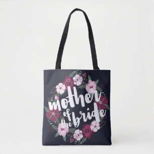 Rosa Blumenreath Navy Blue Mother of the Bride Tasche