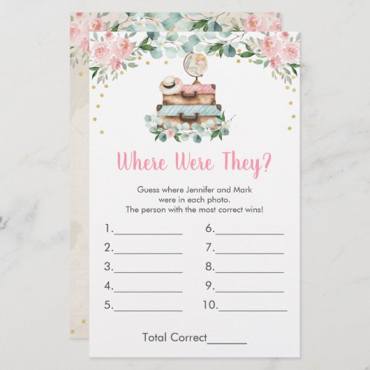 Rosa Blumenreise, wo sie ein Bridal-Spiel waren (Vorne/Hinten)