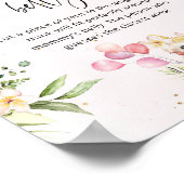 Rosa Blumensafari, wie groß das Bauchspiel der Mam Poster (Ecke)