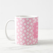 Rosa Blumenschläger Mitzvah Kaffeetasse (Links)