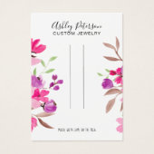 Rosa Blumenschmuck mit schmuckverzierung (Vorderseite)