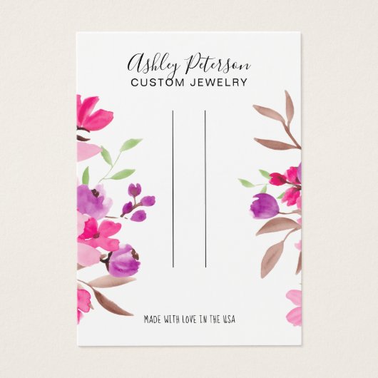 Rosa Blumenschmuck mit schmuckverzierung (Vorderseite)