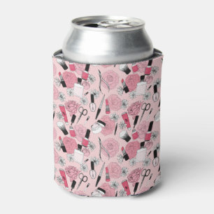 Rosa Blumenschönheits-Produkt-Muster Dosenkühler