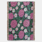 Rosa Blumenschrift Decke (Vorderseite Vertikal)