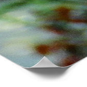 Rosa Blumenschrift Verse Inspiration Poster (Ecke)