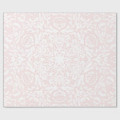 Rosa Blumenspitze-Packpapier Geschenkpapier (Flach)