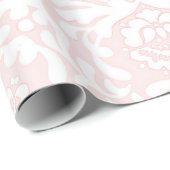 Rosa Blumenspitze-Packpapier Geschenkpapier (Rolleneckpunkt)