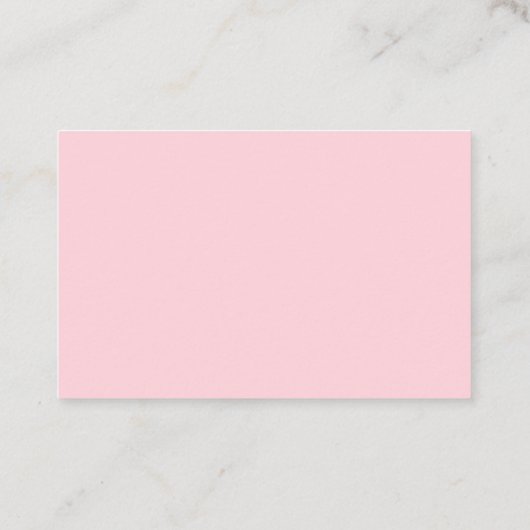 Rosa Blumenstrauß Cartoon Haushaltshilfe Reinigung Visitenkarte (Rückseite)