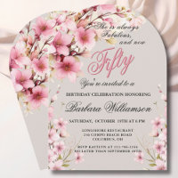 Rosa Blumenstrauß Elegance 50 & Fab Geburtstagspar