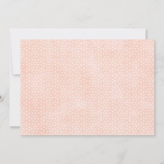 Rosa Blumenstrauß Foto 1. Geburtstag Einladung (Rückseite)