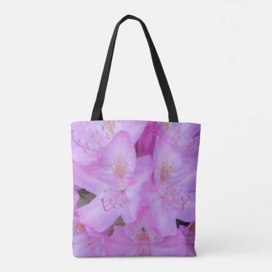 Rosa BlumenTasche Tasche (Rückseite)