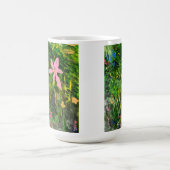 Rosa BlumenTasse Kaffeetasse (Mittel)