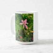 Rosa BlumenTasse Kaffeetasse (Vorderseite Links)