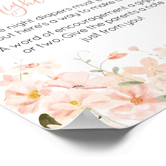 Rosa Blumenteppich für zwei Spätabenteuer Poster (Ecke)