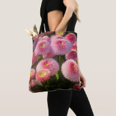 Rosa BlumenTote Tasche (Von Nahem)