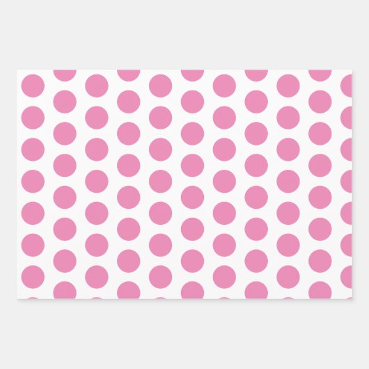 Rosa Blumenumhüllungspapier Set 3 Geschenkpapier Set (Vorderseite 3)