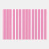 Rosa Blumenumhüllungspapier Set 3 Geschenkpapier Set (Vorderseite 2)