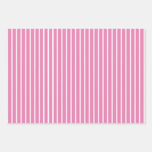 Rosa Blumenumhüllungspapier Set 3 Geschenkpapier Set (Vorderseite 2)