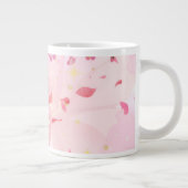 Rosa Blumenvase Tasse (Rechts)