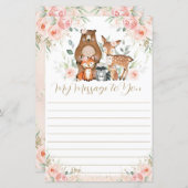 Rosa Blumenwald 1. Geburtstag Kapselbotschaft (Vorne/Hinten)