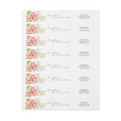 Rosa Blumenwatercolor-Brautparty (Bogen)