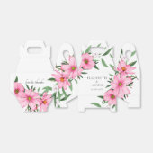 Rosa Blumenzange Weiß Geschenkschachtel (Ungefaltet)