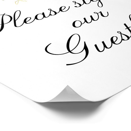 Rosa Blumenzettel Poster (Ecke)