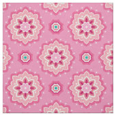 Rosa & blumiges Muster Stoff (Muster)