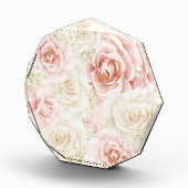 Rosa Blush Bloral Elegantes Foto Block (Rechts)