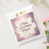 Rosa Blush Elegante Lotus Blume Geburtstag Gönner Geschenktütchen (Versiegelt)