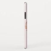 Rosa Blush Geometrie Moderne Kunst Case-Mate iPhone Hülle (Hinten/Rechts)