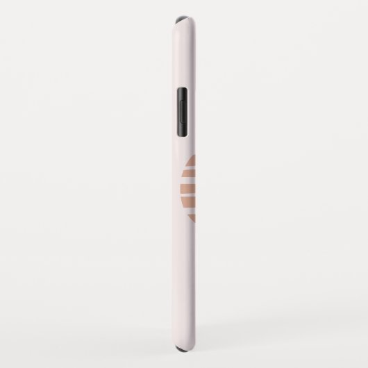 Rosa Blush Geometrie Moderne Kunst Case-Mate iPhone Hülle (Hinten/Rechts)