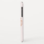 Rosa Blush Geometrie Moderne Kunst Case-Mate iPhone Hülle (Hinten/Links)