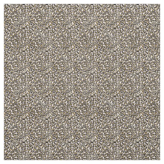 Rosa Blush Gold Leopard Print Stoff (Muster)