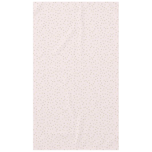 Rosa Blush Gold Sparkle Confetti Tischdecke (Vorderseite)
