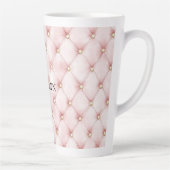 Rosa Blush Gold Tufts Milchtasse (Rechts)