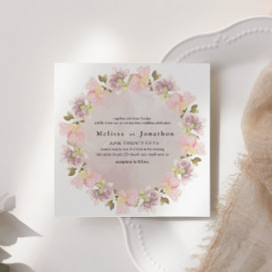 Rosa Blush Magnolia Blumenzwiebeln Einladung