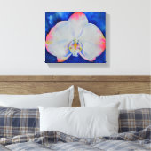 Rosa Blush Orchid Leinwanddruck (Insitu (Schlafzimmer))