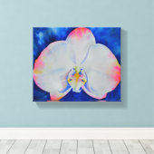 Rosa Blush Orchid Leinwanddruck (Insitu (Holzboden))