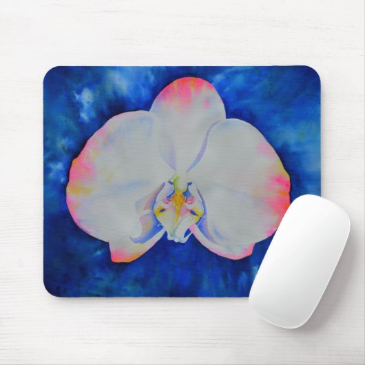 Rosa Blush Orchid Mousepad (Mit Mouse)