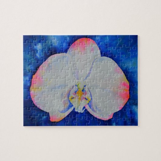 Rosa Blush Orchid Puzzle (Horizontal)