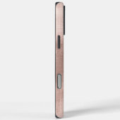 Rosa Blush Rose Gold Bow Case-Mate iPhone Hülle (Rückseite / Rechts)